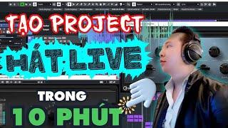 TẠO PJ HÁT LIVE từ con số 0 | Cubase 13 | Chi tiết kéo đường âm thanh Asio Link Pro