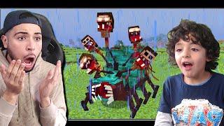 NE JAMAIS VOIR CES BUG HORREUR MINECRAFT ! Avec mon frère WAHIL