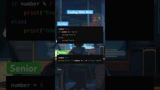 Junior vs Senior developer programming #coding #programming #code #shorts #htmlcss