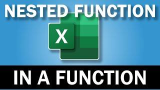 How to Insert a Nested Function inside a Function in Excel