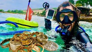 My Craziest Treasure Find Ever at Croatia’s Busiest Beach Club! (SCUBA Diving)
