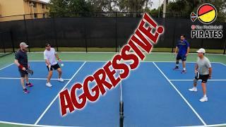 What Pickleball Seniors 4.5+ Men's Doubles Look Like