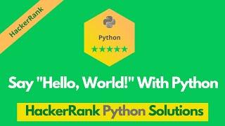 HackerRank Python Certificate #python #coding #solution