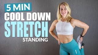 Quick & Easy 5 Minute Standing Cool Down | Full Body Stretching Routine