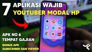7 Aplikasi YouTuber Pemula Android | Wajib Bagi YouTuber Modal Hp TOK 2021