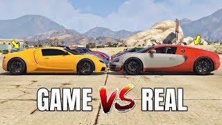 GTA 5 CARS VS REAL LIFE CARS PART #02 (WHICH IS FASTEST?)