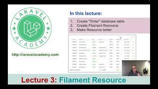 Laravel Filament Course Part 3: Create your first resource for orders.