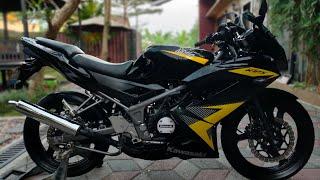 Kawasaki Ninja RR New 150 Black  Tahun 2014 Registrasi Full Standar ORIGINAL FMS GRESIK