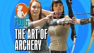 Felicia Day & Morgan Webb Master the Art of Archery