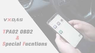 Master TPMS Sensor Relearn with VXDAS TPA02 | OBD2 & Special Functions Demo