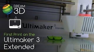 Ultimaker 3 Extended First Print | Dream 3D