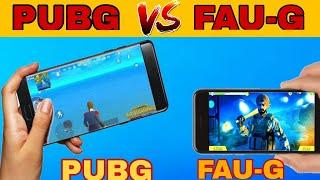 PUBG VS FAUG  Gameplay Compairision in hindi ! konsa game accha hai ! | T-Gaming |