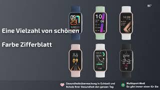 BingoFit Fitness Tracker, Fitness Armband Uhr mit Schrittzähler Uhr Pulsuhr Schlafüberwachung Blut