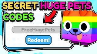 This *SECRET CODE* GIVES FREE HUGE PETS in Pet Simulator X