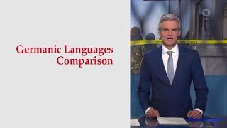 Germanic Languages Comparison