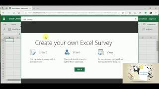 Less than 10 minutes to create a Survey using Excel