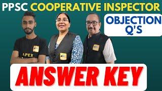PPSC Cooperative Inspector Answer Key | PPSC Cooperative Inspector Cut Off 2022