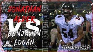 HIGH SCHOOL FOOTBALL | Jonathan Alder vs Benjamin Logan - HIGHLIGHT