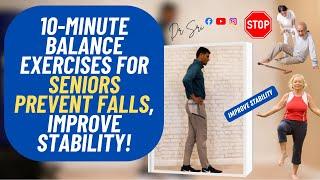 Easy balance exercises for seniors at home| Improve Stability and Prevent Falls! #balanceexercise