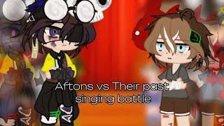[] Aftons vs Their Past Singing battle! [] |  GlamMike+NightMike | FNaF | No Mrs. Afton | Lazy~