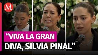 Stephanie y Michelle Salas dedican emotivo mensaje a Silvia Pinal en Bellas Artes