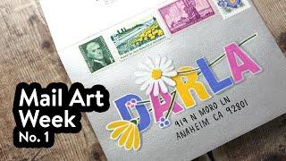 Mail Art Week! Envelope No. 1 - Transferring Printed Text
