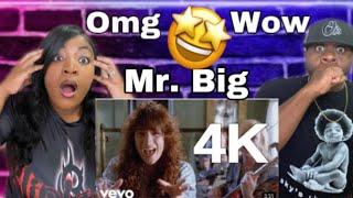 THESE GUYS MADE MY WIFE BLUSH!!   MR. BIG - TO BE WITH YOU   (REACTION)