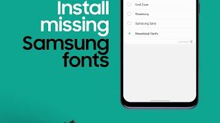 How To Get Samsung Stock Fonts (Rosemary, Chococooky, Cooljazz etc.) On All Samsung Phones