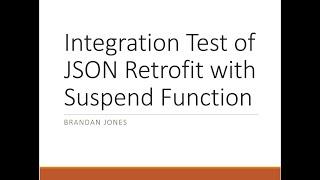 Create TDD/BDD Integration Test with runTest for Kotlin Suspend Functions for Retrofit JSON parsing