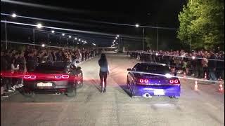 chevrolet camaro 6.2 VS Nissan skyline R33 4wd