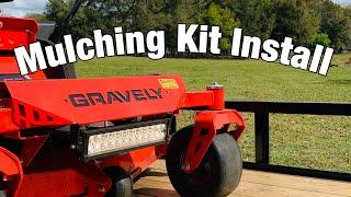 001: Mulching Kit install Gravely ZT-XL 52