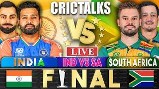 Live: IND Vs SA, Final | Live Scores & Commentary | India vs South Africa | T20 World Cup