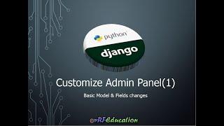 Django - Customize Admin Panel (1)