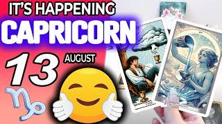 Capricorn ️ IT’S HAPPENINGNEW CYCLES ARE ABOUT TO START️ horoscope for today AUGUST 13 2024 ️