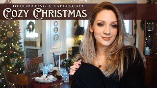 Decorating Outside, the Library, Cozy DIY's & a Holiday Tablescape