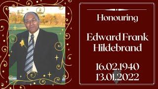 Funeral Service - Edward Frank Hildebrand