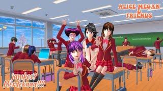 ALICE MEGAN & FRIENDS [JAMKOS] || SAKURA SCHOOL SIMULATOR