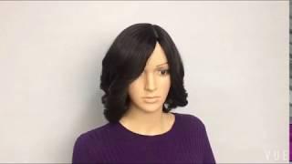 Full handtied European hair Jewish Kosher Wigs Sheitel from Vivi Platinum