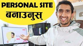 Create Your Personal Website In Nepali