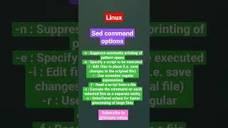 sed command #shorts #linux #basiclinux #trending #trendingshorts #public #viral