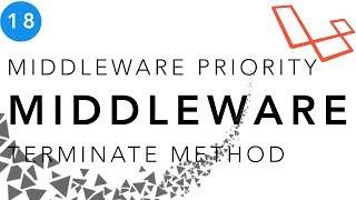 Laravel Beginner tutorial | Middleware priority and terminate middleware