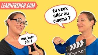 Improve your everyday French listening skills with REAL French Conversations  | Aller au cinéma 