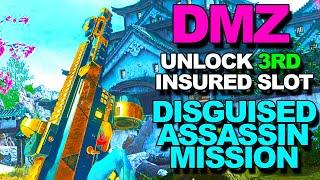 DMZ DISGUISED ASSASSIN MISSION- UNLOCKED 3RD INSURED SLOT -WEAPON LOCKER