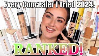 RANKING EVERY CONCEALER I TRIED IN 2024 FROM WORST TO BEST!