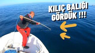 PARAGAT AVINDAN DÖNERKEN KILIÇ BALIĞI GÖRDÜK !!! | KALAS OLMADAN KILIÇ BALIĞI AVI !!!