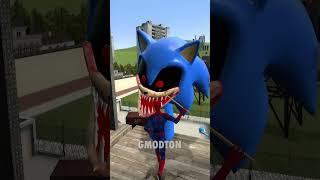 ALL SONIC EXE SPRUNKI SONG VS SPIDERMAN AND GOLDEN CROWBAR CONSTRUCTION SITE in Gmod !