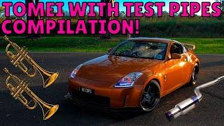 Nissan 350z THE BEST Tomei Exhaust Compilation!!