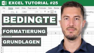 Die Grundlagen von bedingter Formatierung mit Microsoft Excel - Excel Tutorial #25