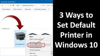 How to Set Default Printer in Windows 11/10