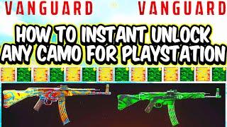 VANGUARD CAMO GLITCH: How to INSTANT UNLOCK Vanguard CAMOS FOR PLAYSTATION Call of Duty Vanguard